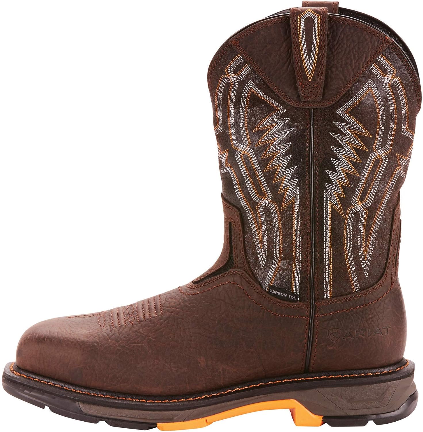 Мужские ботинки ARIAT Workhog Xt с углеродным носком и вестерн-дизайном, черный — фото 3
