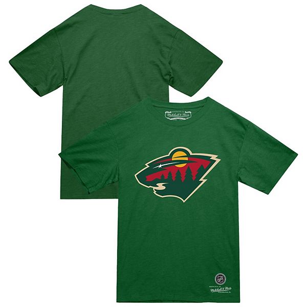 

Мужская зеленая футболка minnesota wild heritage Mitchell & Ness