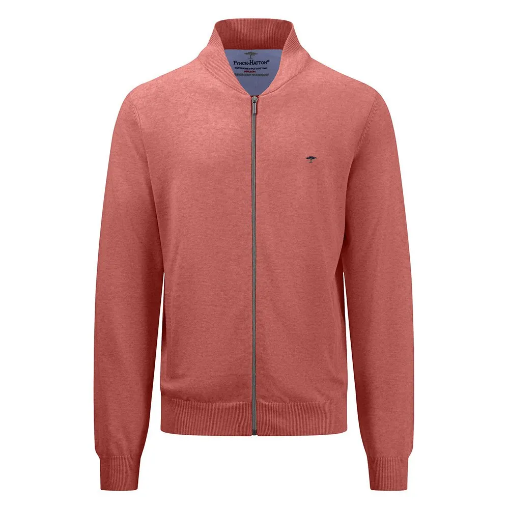 

Свитер Fynch Hatton 1413216 full zip, оранжевый