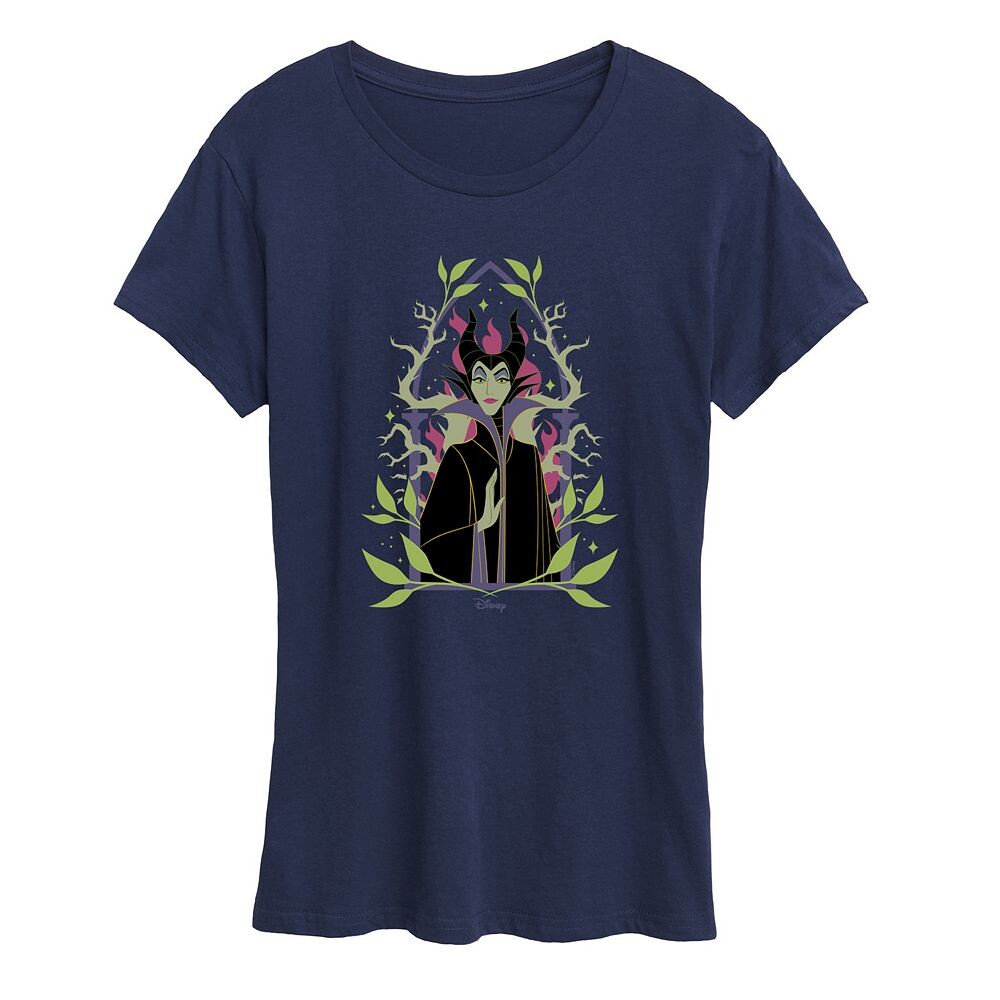 

Женская футболка с рисунком Disney's Sleeping Beauty Maleficent, темно-синий