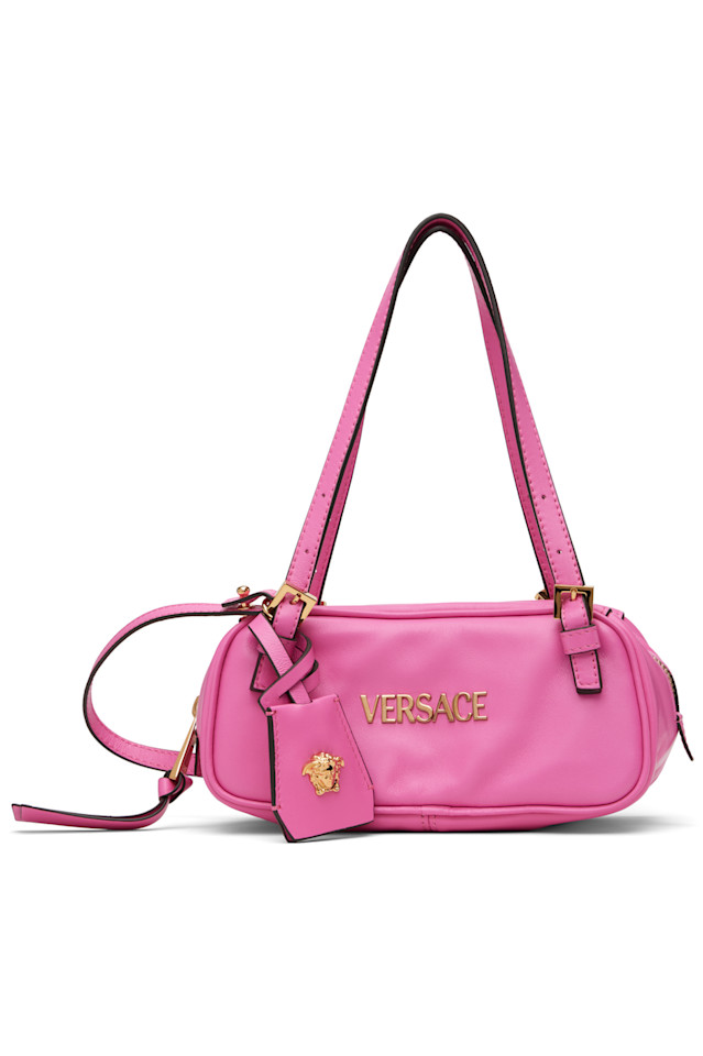 

Мини-сумка для боулинга Versace с биркой Versace, розовый
