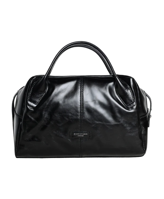 

Кожаная сумка через плечо на молнии Gianni Chiarini, черный