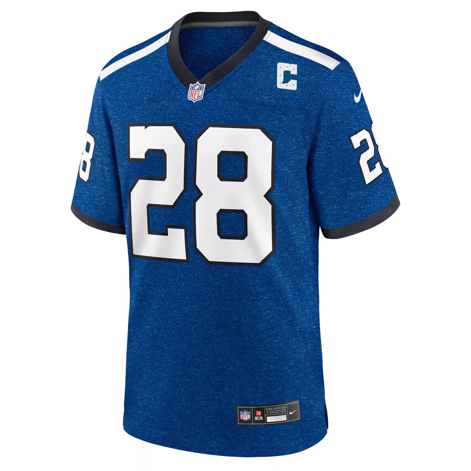 Мужская майка Джонатана Тейлора Royal Indianapolis Colts Indiana Nights Alternate Game Nike — фото 2
