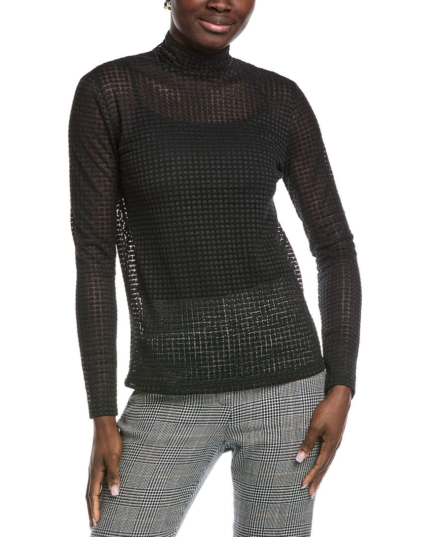 

Кружевной топ Akris, черный