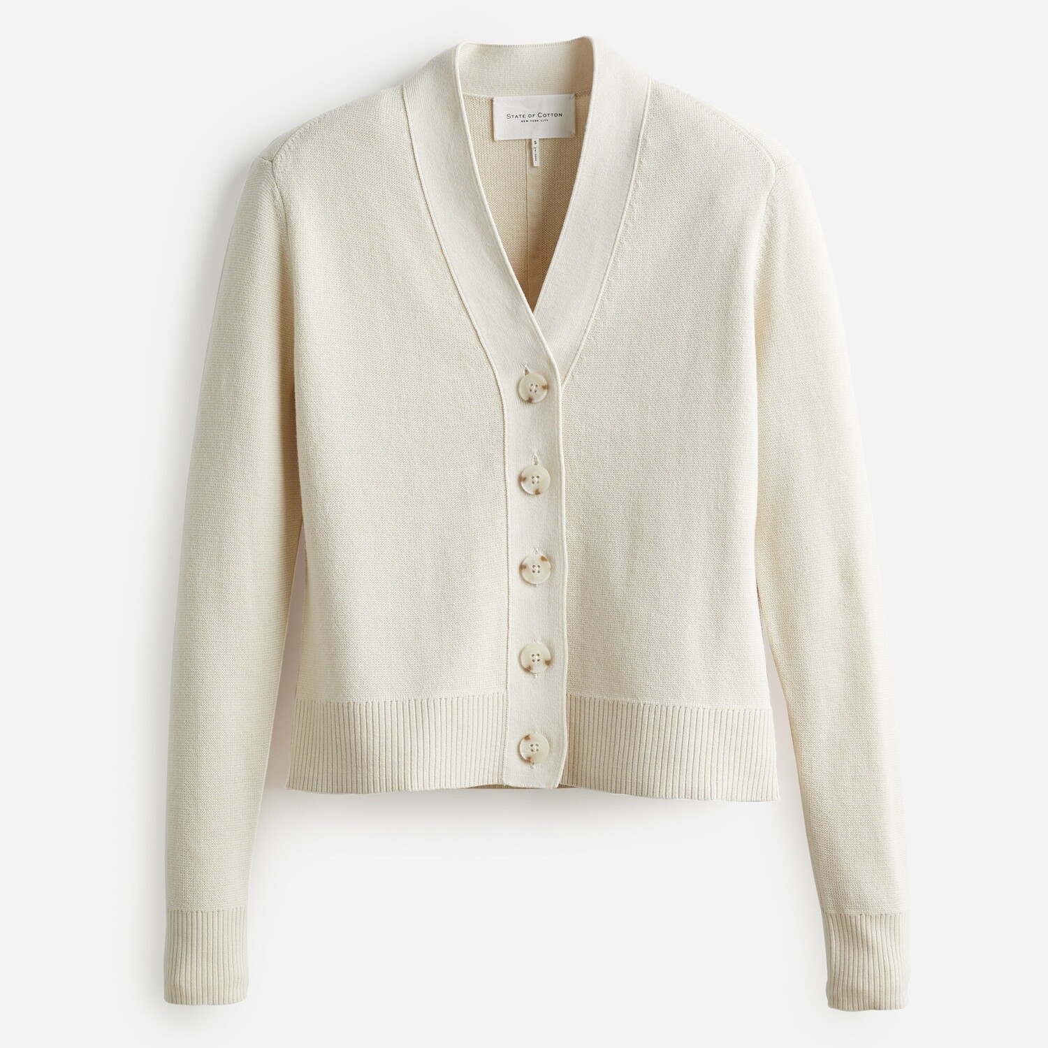 

Кардиган свитер Перри State Of Cotton Nyc, белый