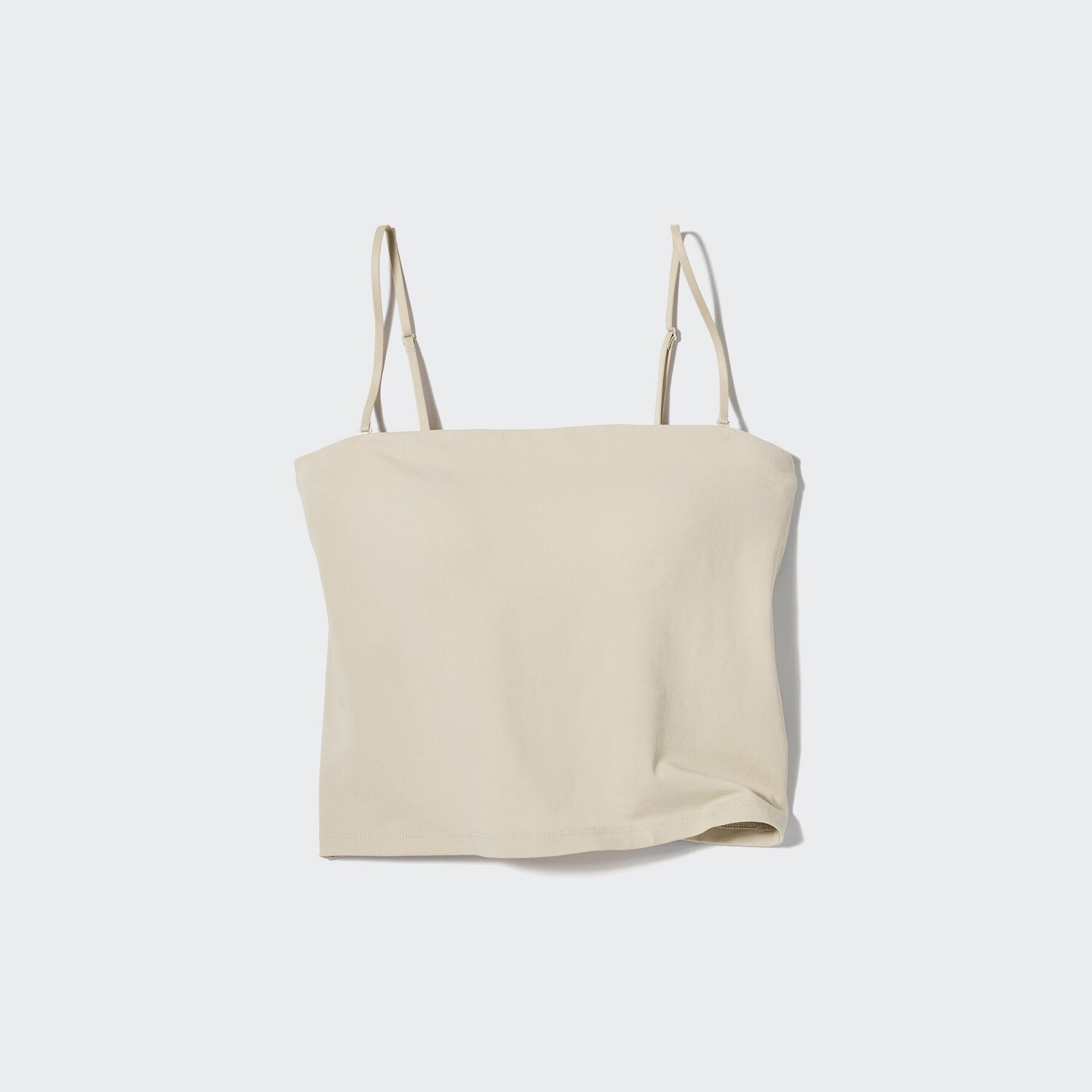 

Футболка Uniqlo AIRism с коротким бюстгалтером, бежевый