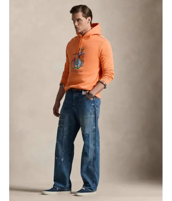 Толстовка regular fit Polo Ralph Lauren, оранжевый — фото 2