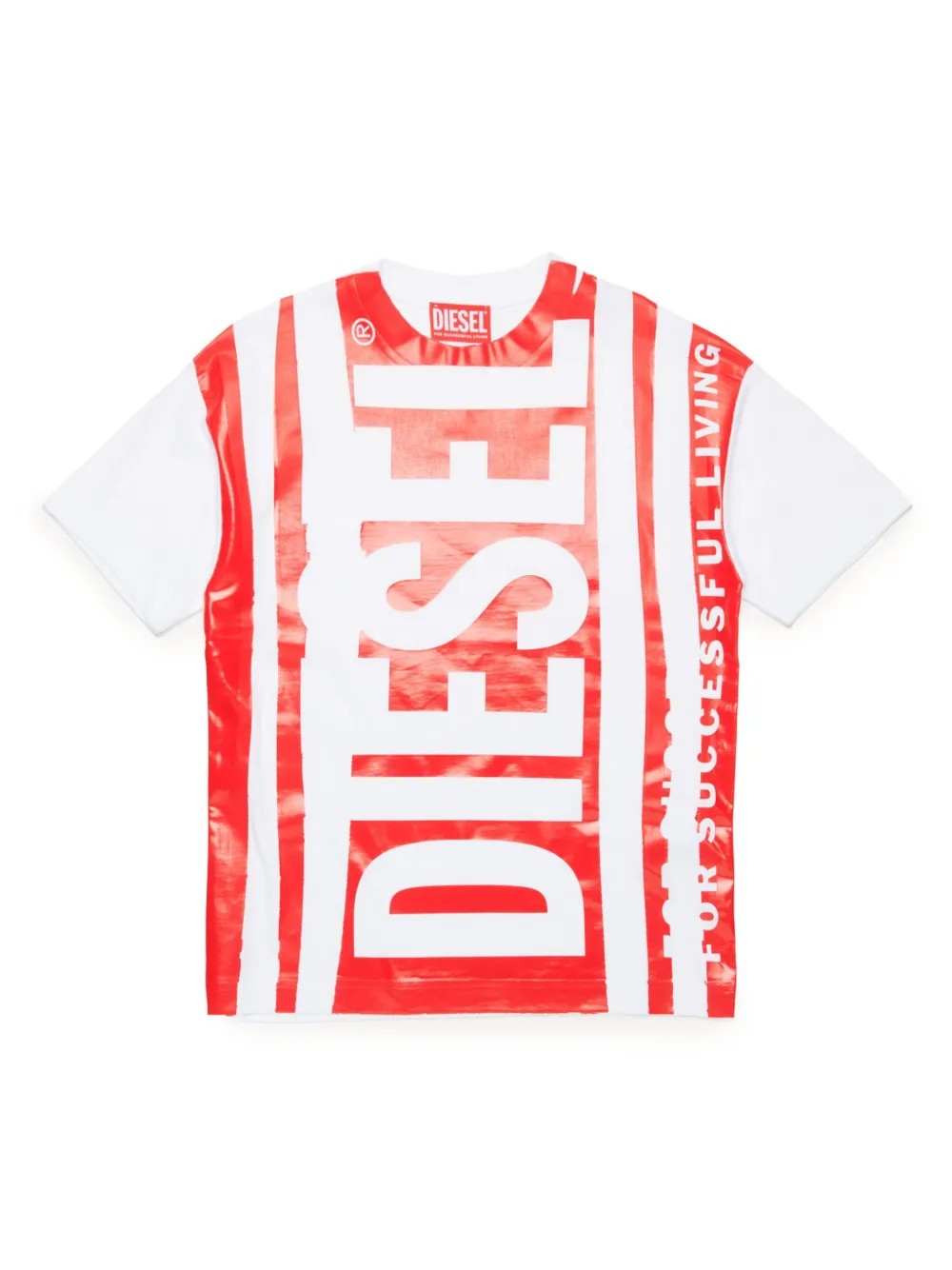 

Футболка с логотипом Diesel Kids, белый