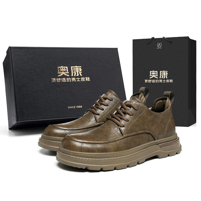 

Короткие низкие мужские ботинки Martin AOKANG, Khaki[Standard Sports Shoe Size]