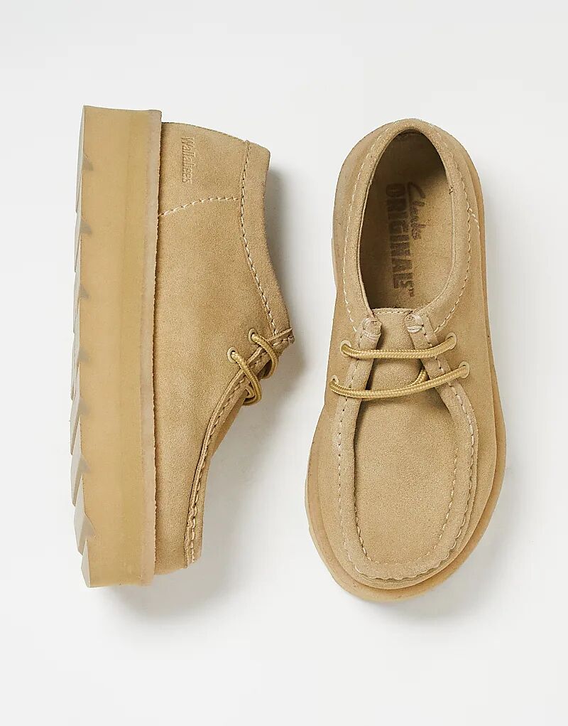 Туфли Clarks Originals Meare Walla из кленовой замши — фото 2
