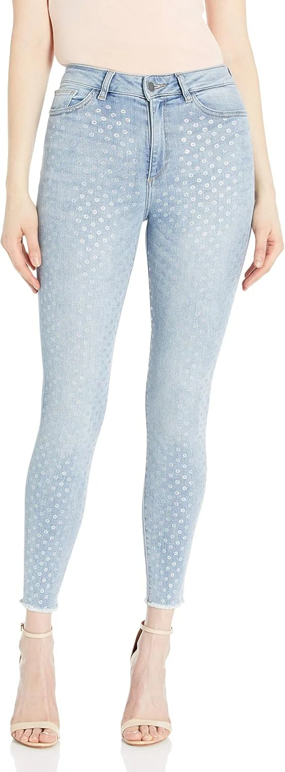 

DL1961 Женские джинсы Farrow Instaculpt High Rise Skinny Fit Ankle