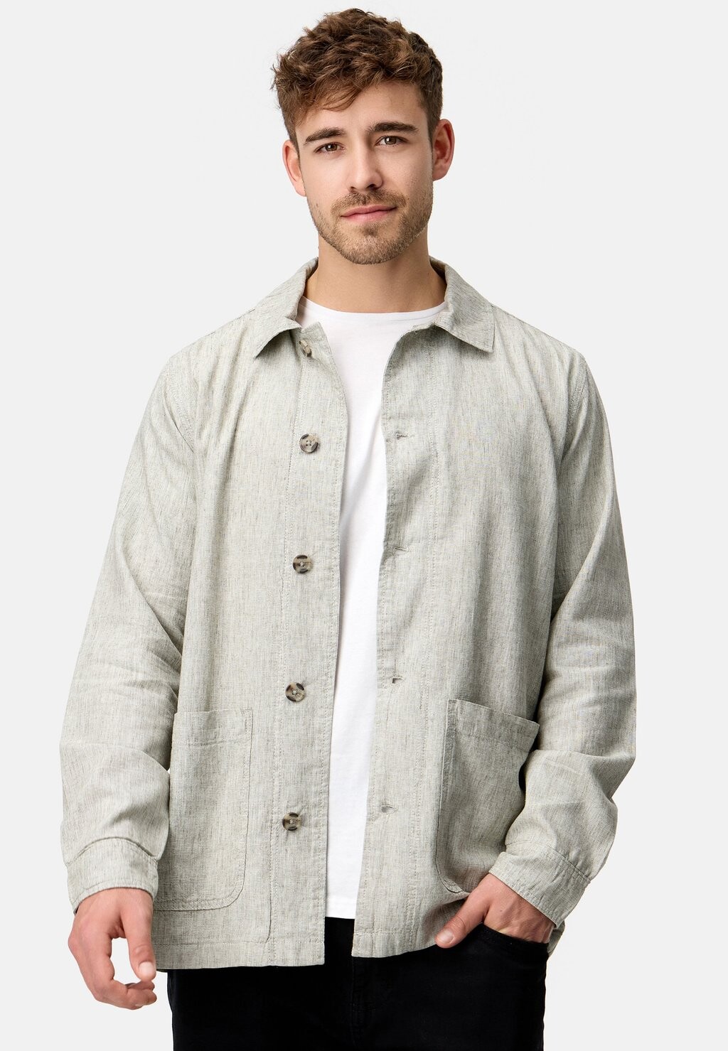 

Летняя куртка INElton INDICODE JEANS, оливковый
