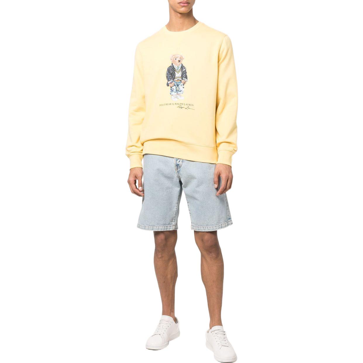 Желтый свитшот Men's Polo Ralph Lauren, желтый — фото 4