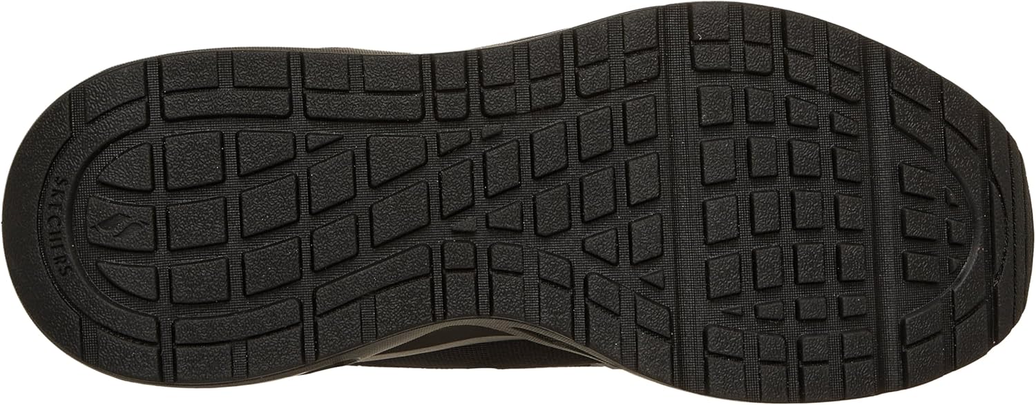 Мужские кроссовки Skechers Uno Glide-Step Gliders Sketch-air без шнурков, черный — фото 2