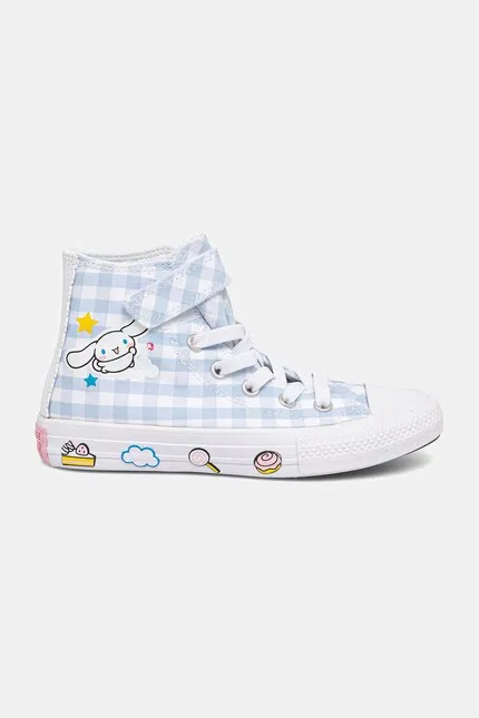 Кеды высокие Converse Chuck Taylor All Star 1V Hello Kitty, синий — фото 2