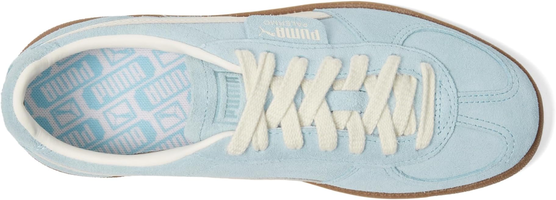 Кроссовки PUMA Palermo Sneakers, Turquoise Surf/Pristine/Gum — фото 2