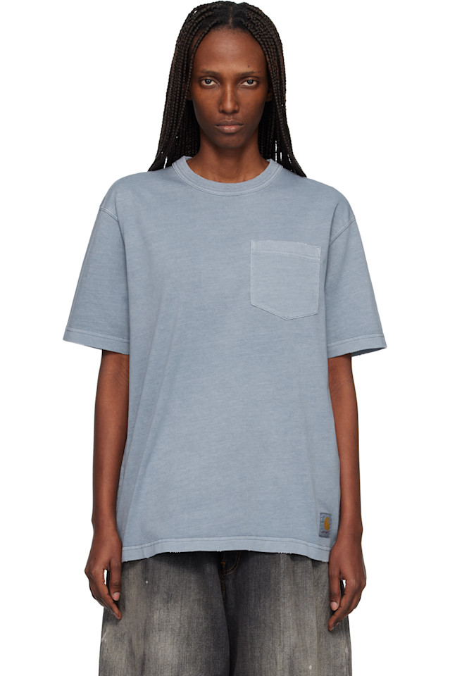 

Carhartt Work In Progress Синяя футболка Torion с карманом, Синий, Carhartt Work In Progress Синяя футболка Torion с карманом