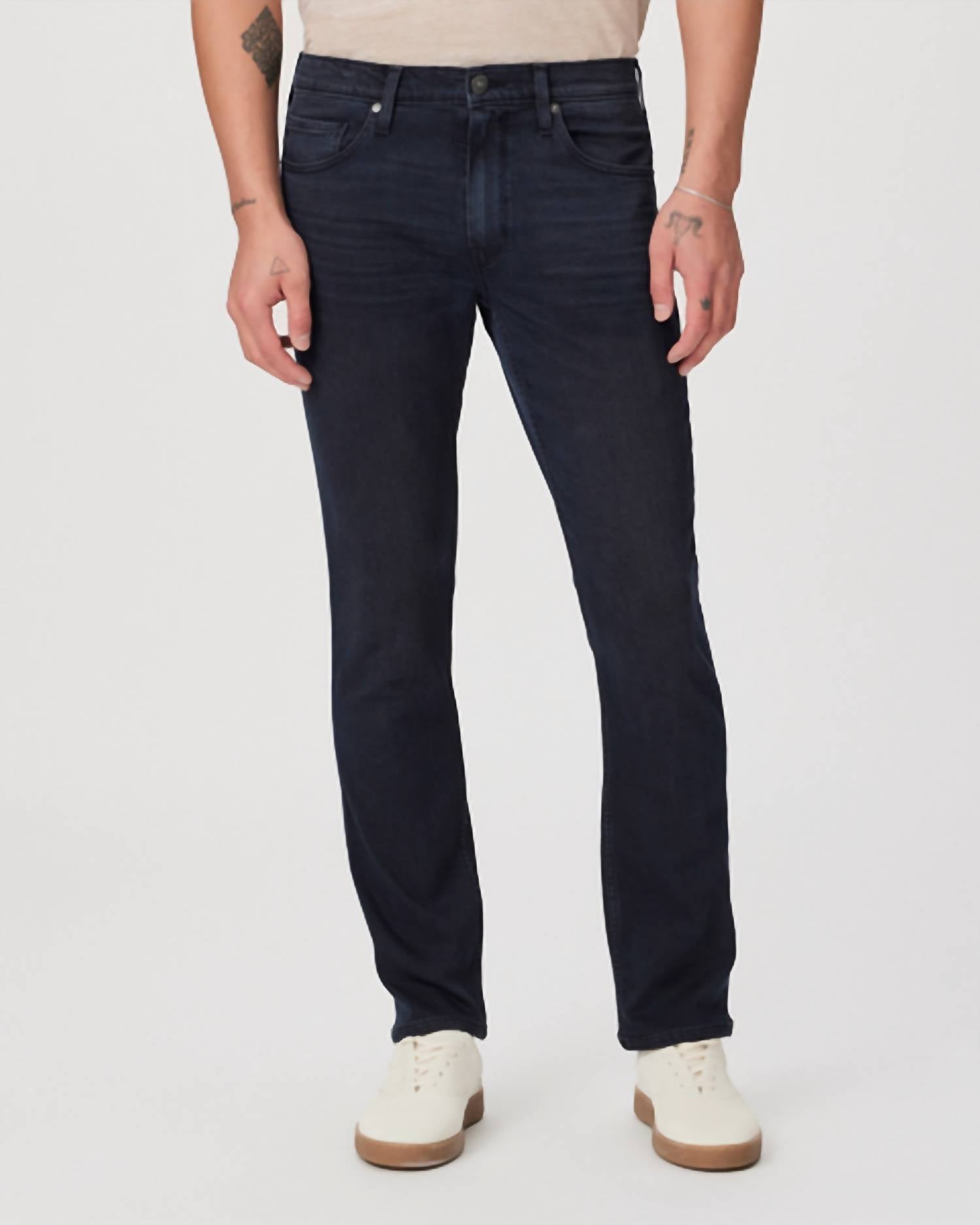 

Transcend Federal Slim Straight Джинсы в Кобурне Paige, цвет coburn
