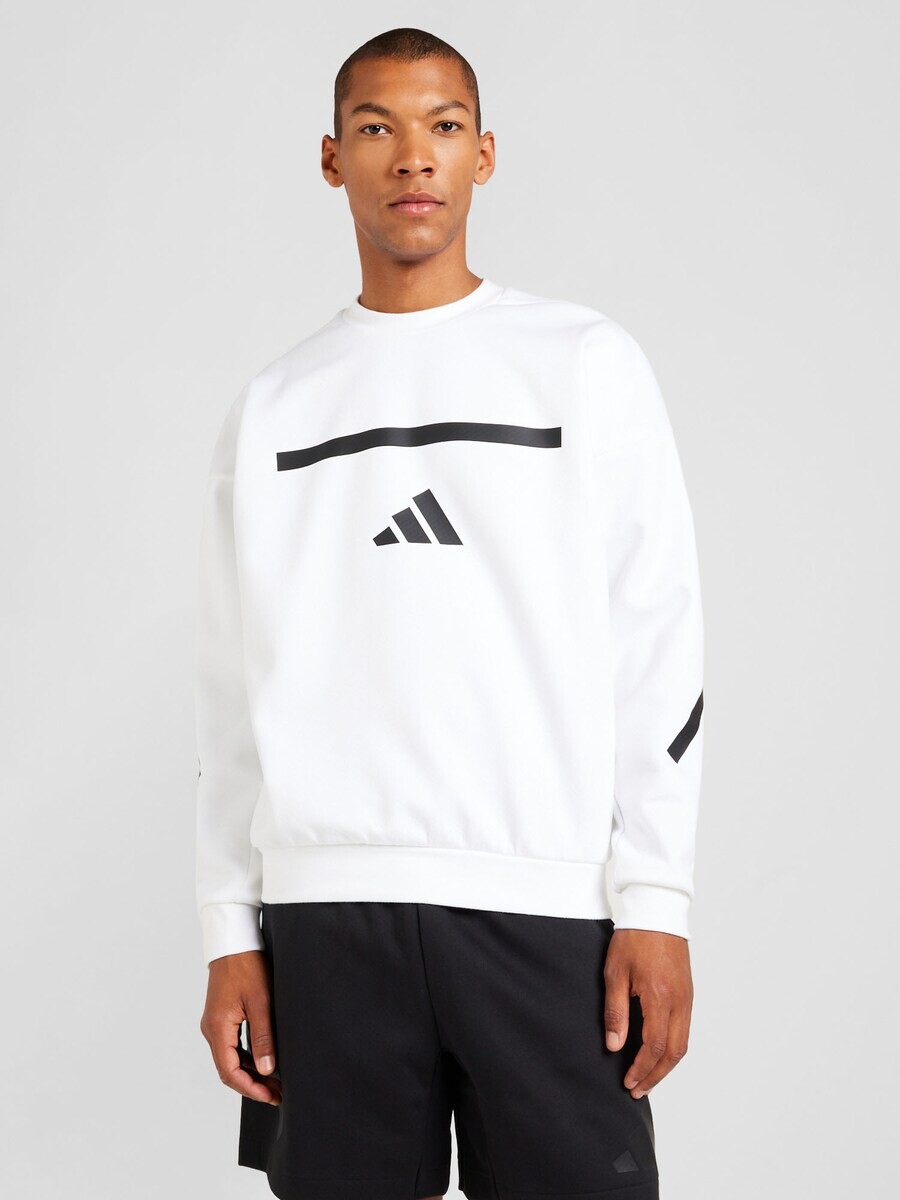 Свитер с капюшоном на молнии ADIDAS SPORTSWEAR Athletic Sweatshirt Z.N.E., белый — фото 2