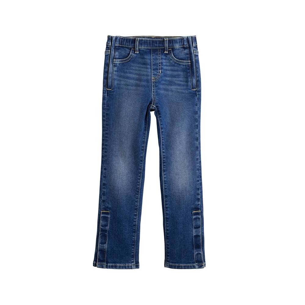 

Адаптивные джинсовые брюки Jumping Beans для девочек и малышей, цвет Medium Wash