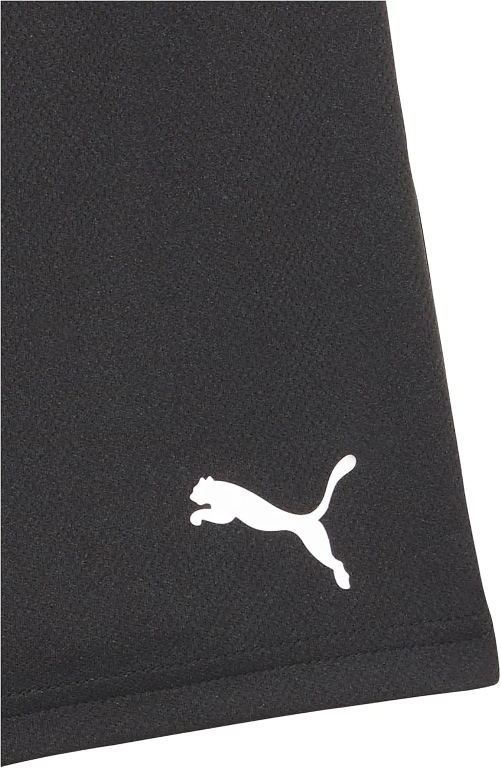 Детские шорты Puma Teamrise 4 дюйма, Puma Black-Puma Whit — фото 2