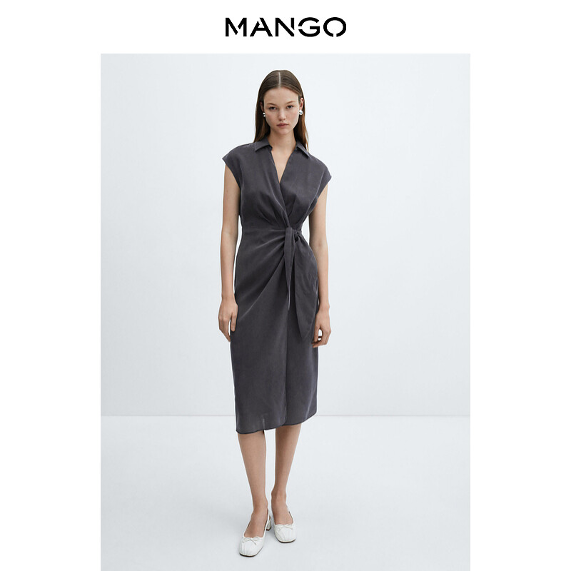 

Женское платье Mango средней длины, красный