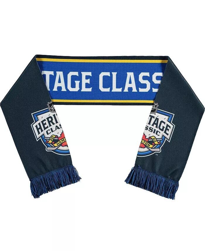 

Мужской и женский темно-синий классический шарф Heritage NHL 2022 для мероприятий Ruffneck Scarves