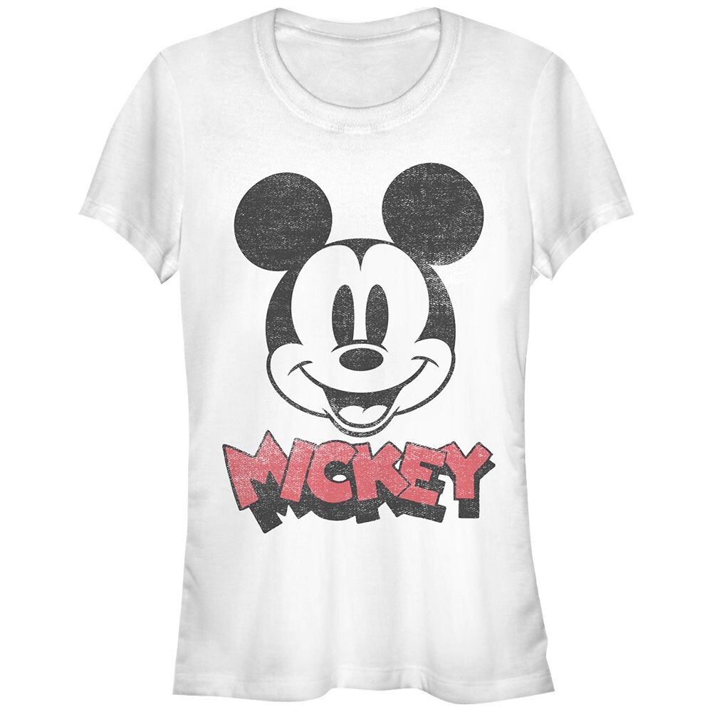 

Детская футболка с рисунком Микки Мауса Happy Face Disney's, белый