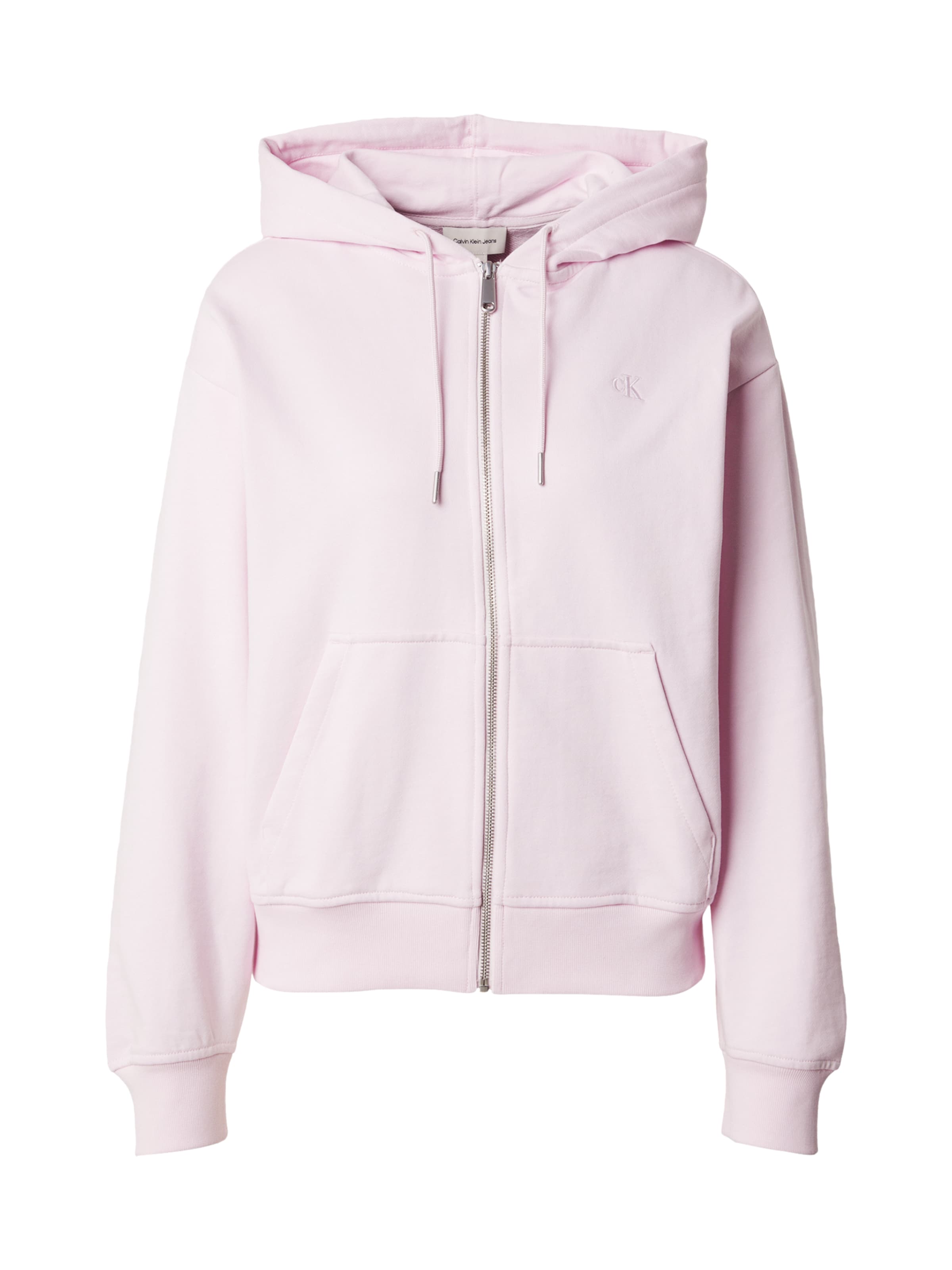 

Calvin Klein Jeans Худи на молнии в розовом цвете
