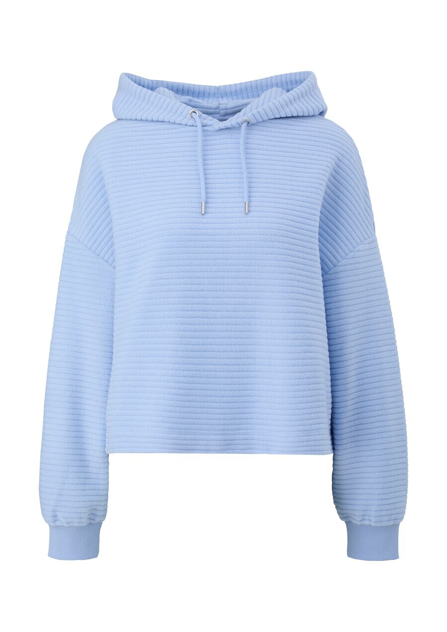 

Толстовка с капюшоном QS Sweatshirt, небесно-синий