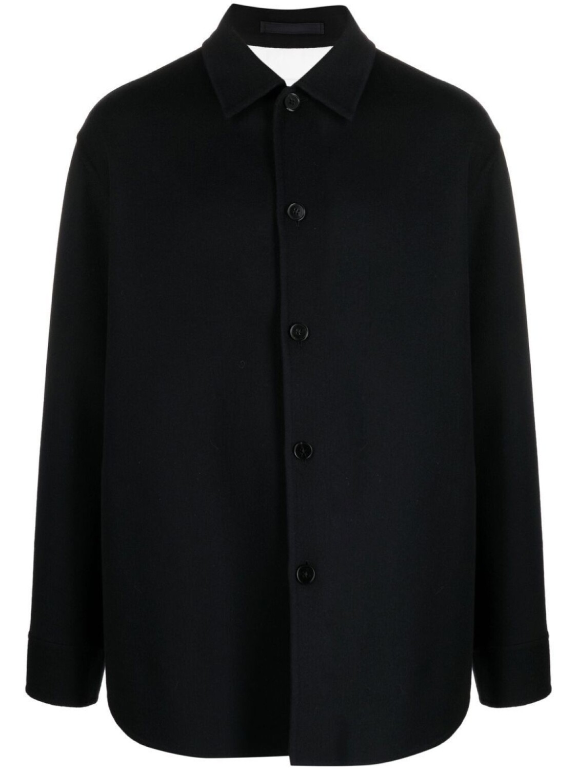 

Кашемировая куртка-рубашка с длинными рукавами Jil Sander, синий