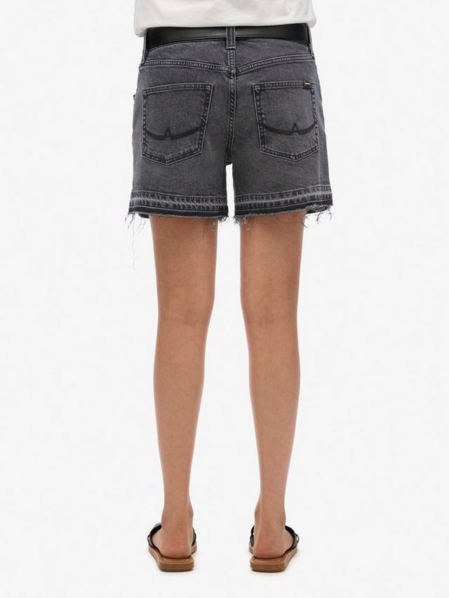 Шорты из денима и хлопка, Roseland Black Superdry, Roseland Black — фото 4