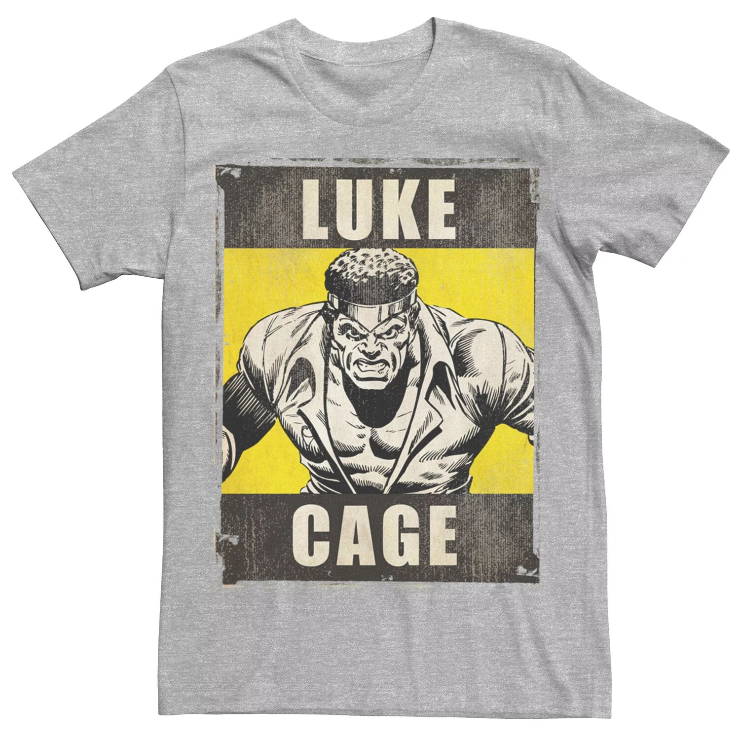 

Мужская футболка с графическим рисунком в стиле ретро Marvel Luke Cage Licensed Character