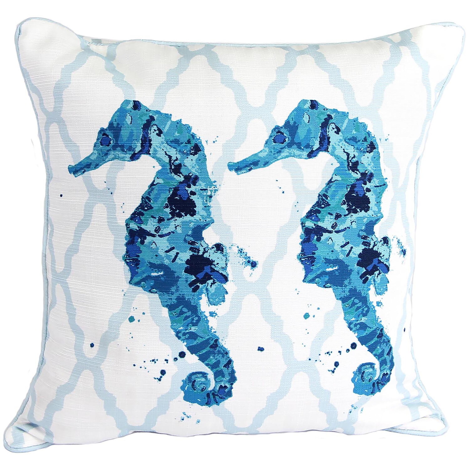 

Подушка двусторонняя Jordan Manufacturing Blue Seahorse, синий