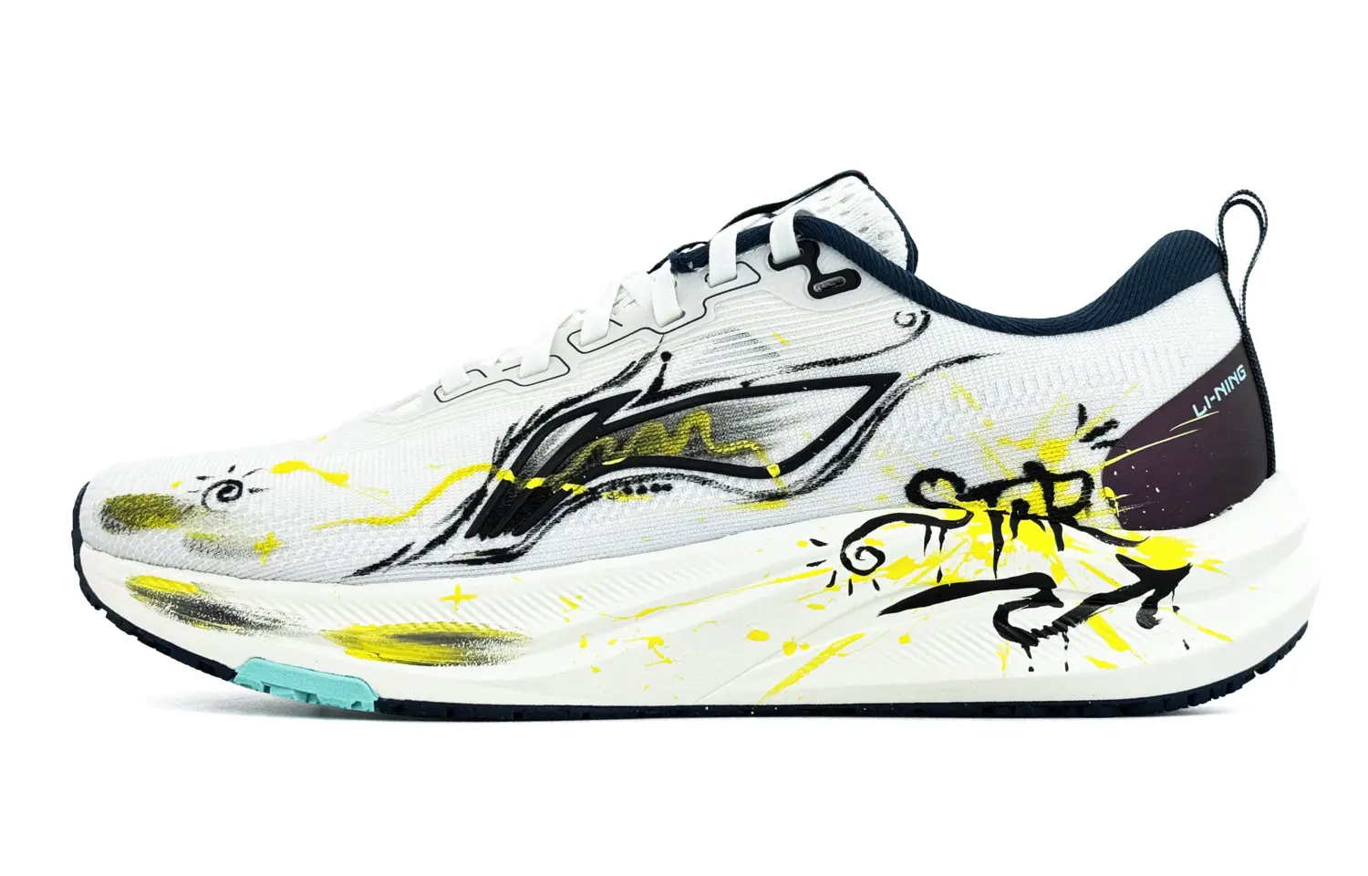 

LINING Кроссовки Red Hare 8 мужские низкие White/Yellow/Black