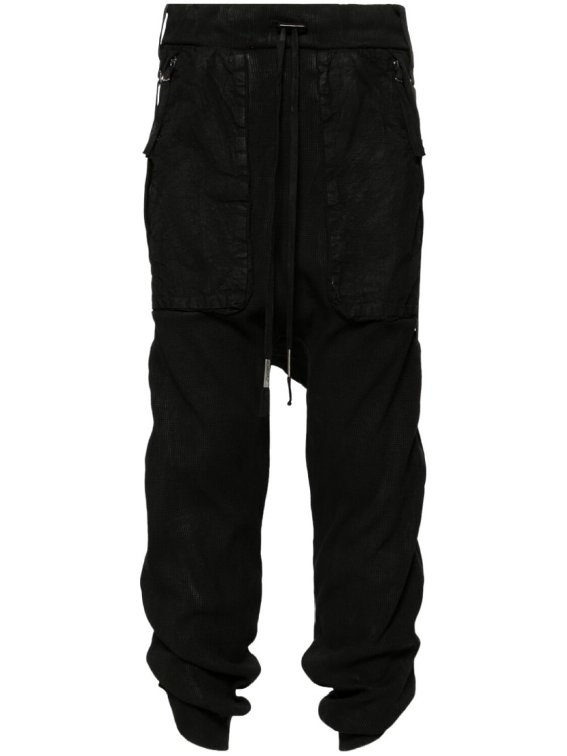 

Укороченные спортивные брюки средней посадки Boris Bidjan Saberi, черный