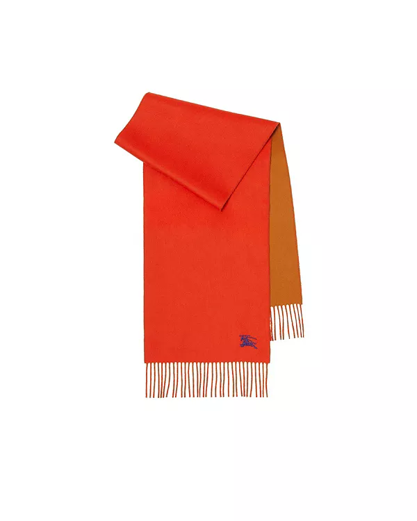 

Двусторонний кашемировый шарф Burberry, красный