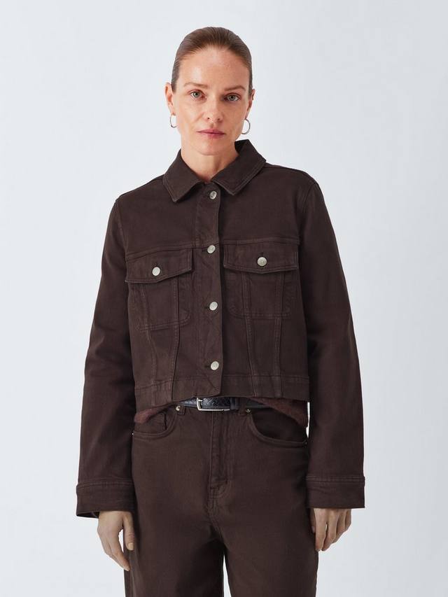 

Короткая джинсовая куртка John Lewis, Brown