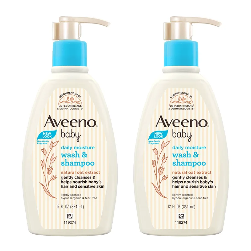 Очищающий увлажняющий шампунь-гель для душа Aveeno, 354ml*3 — фото 3
