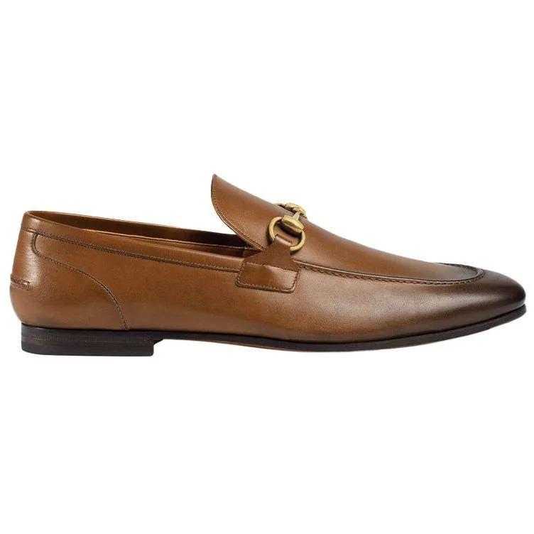 Кожаные лоферы Jordaan GUCCI, Original Shoe Box Included — фото 3