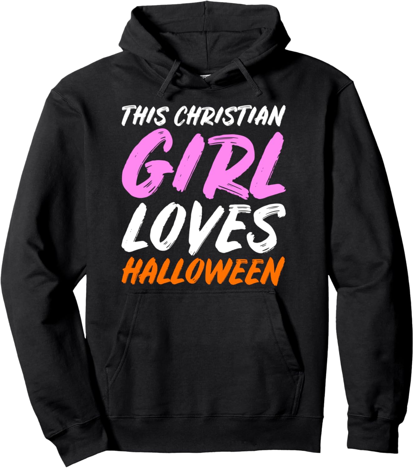 

Толстовка, Эта христианская девушка обожает толстовку на Хэллоуин This Christian Girl Loves Halloween, черный