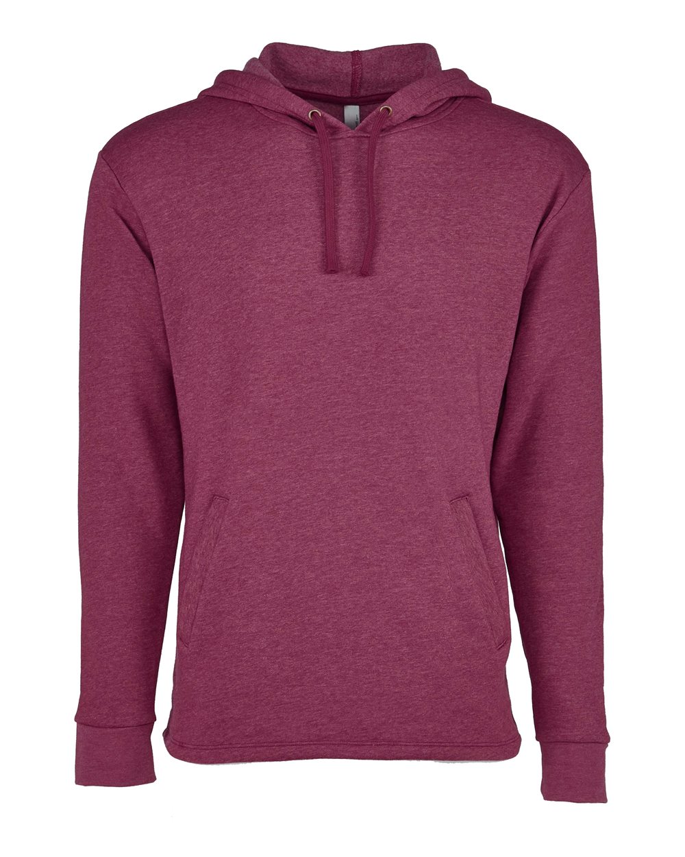 

Мужская толстовка с капюшоном Malibu Welt Pocket Next Level, цвет heather maroon