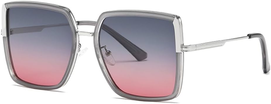 

Женские поляризованные солнцезащитные очки с защитой от УФ-излучения UV400, мужские очки с большой оправой, для вождения, пляжа, вечеринок, путешествий, солнцезащитные очки LANGSER, 4