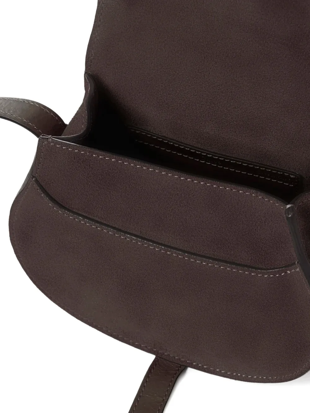 Мини-сумка из кожи Марси CHLOÉ, коричневый — фото 3