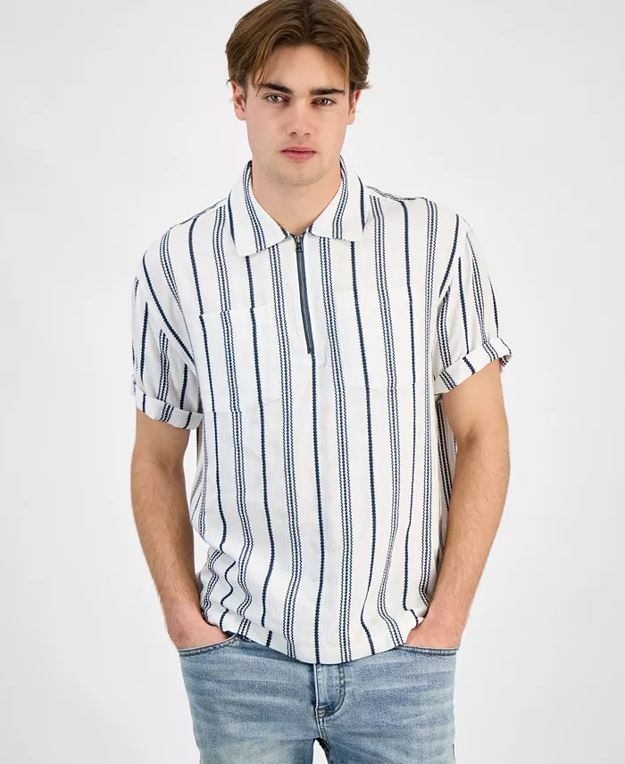 

Мужская рубашка Felix Stripe Sun + Stone, белый