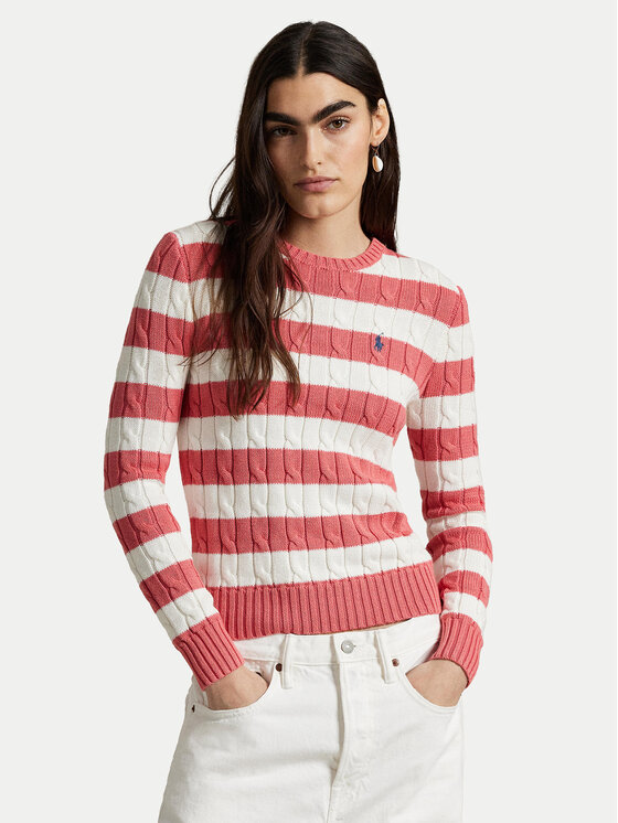 

Облегающий свитер 211965754001 Polo Ralph Lauren, розовый