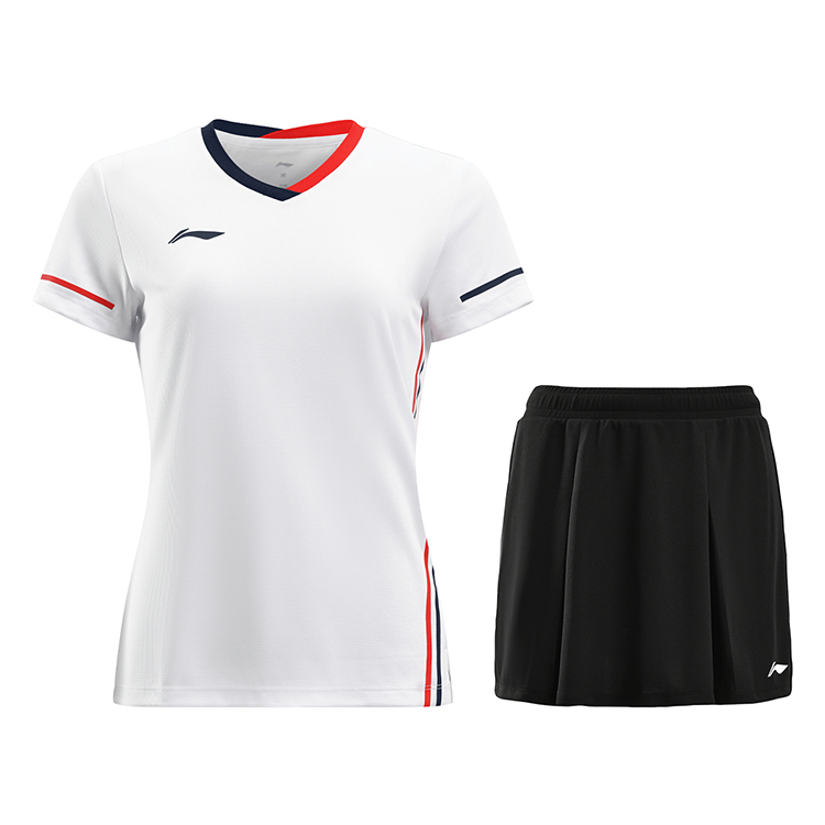 

LINING Бадминтон серия повседневный костюм Women's White Black