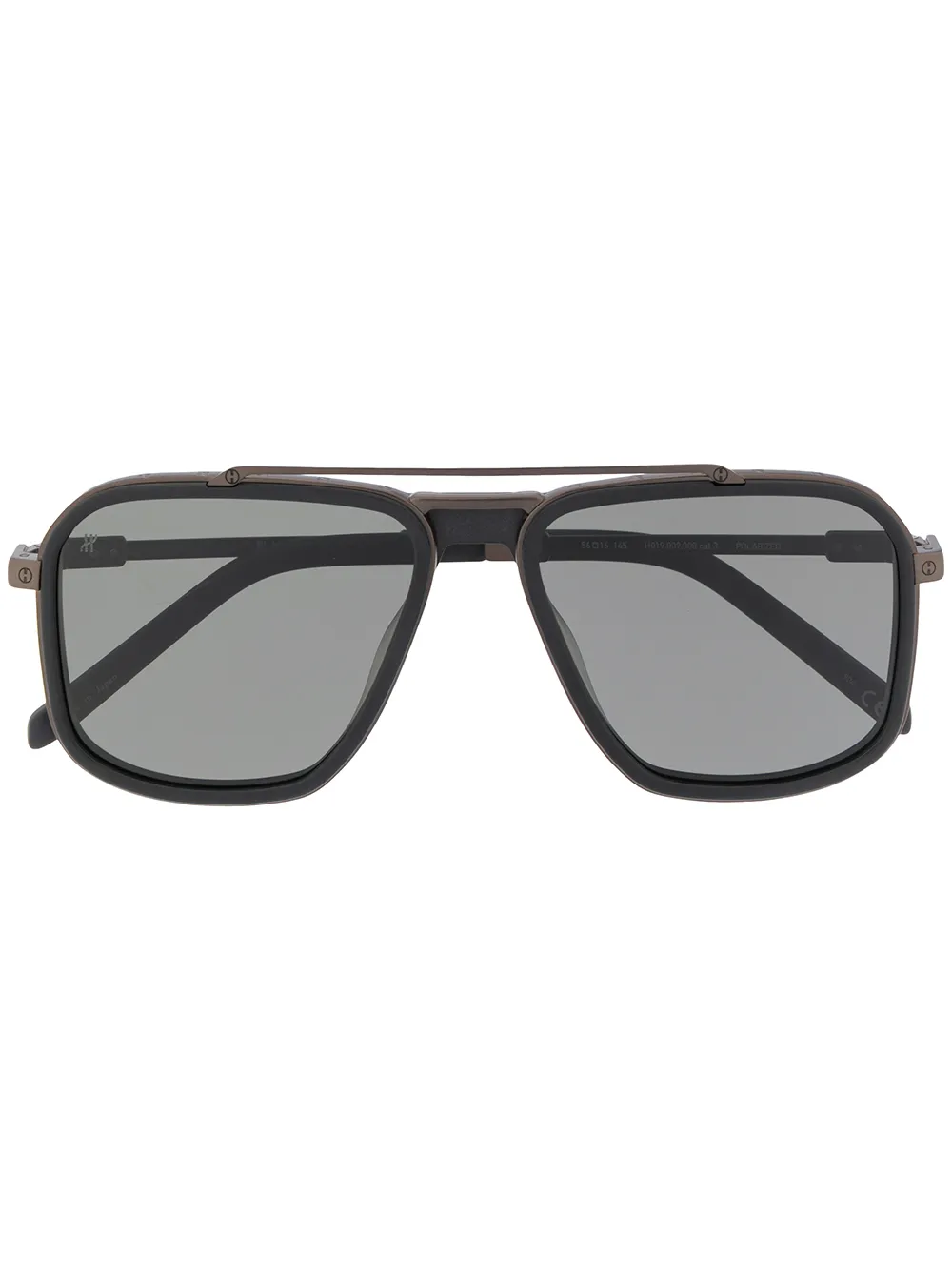 

Массивные солнцезащитные очки Hublot Eyewear, черный