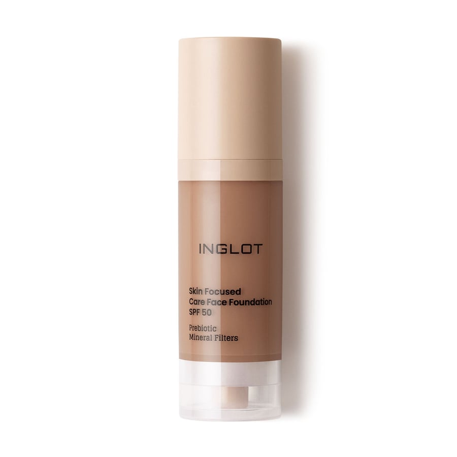 

Inglot, Skin Focused Face Care Foundation Spf 50 Deep Amber 315, 30 мл