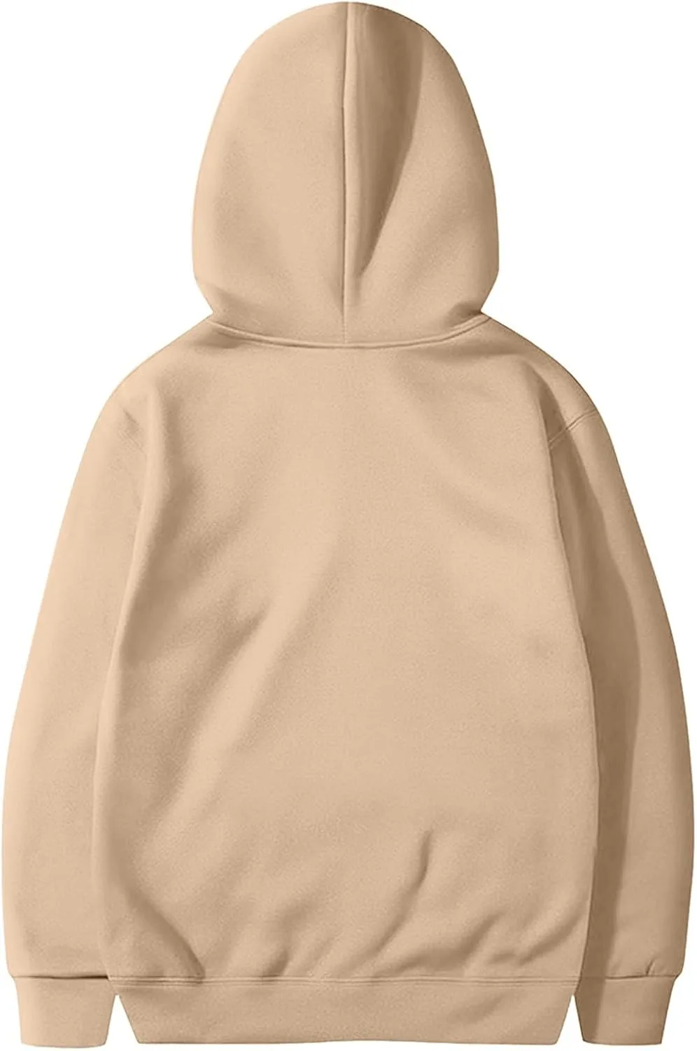 Мужская толстовка с капюшоном Fleece Casual, свободного кроя, легкая, с карманами — фото 4